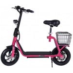 Elektrická kolobežka X-Scooters XS01-ružová-zboku