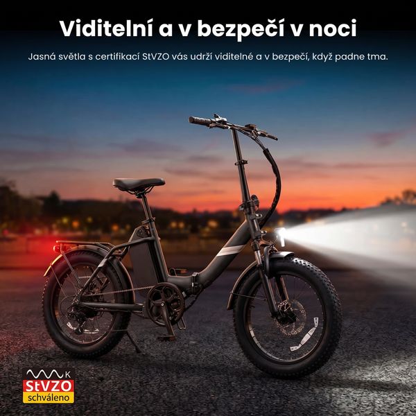 &Scaron;irok&eacute; pneumatiky, odpružen&iacute; a kotoučov&eacute; brzdy Touroll S3